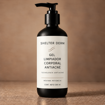 Shelter Derm - Gel limpiador corporal antiacné